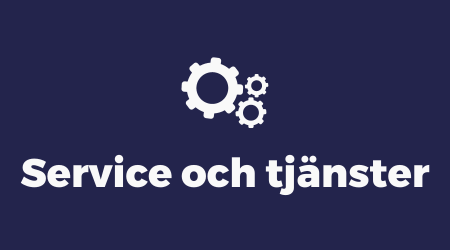 Service och tjänster